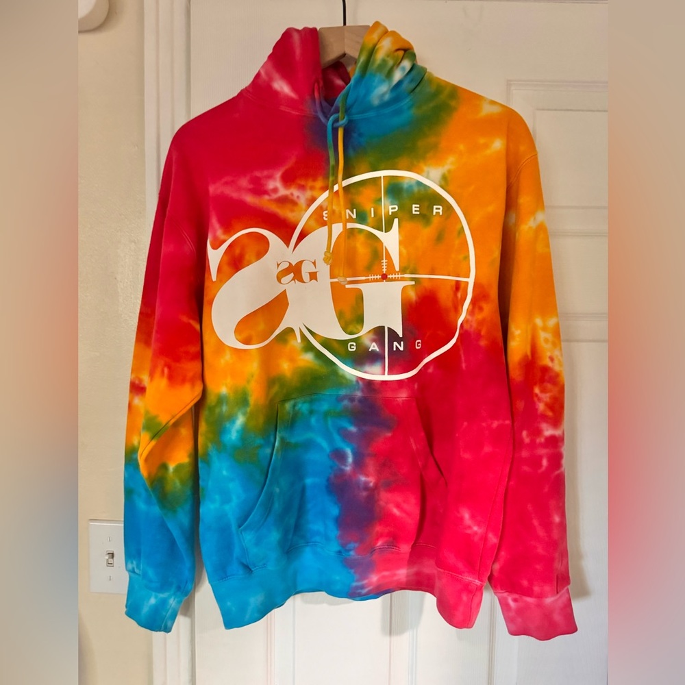 Colorful Tie-Dye Hoodie